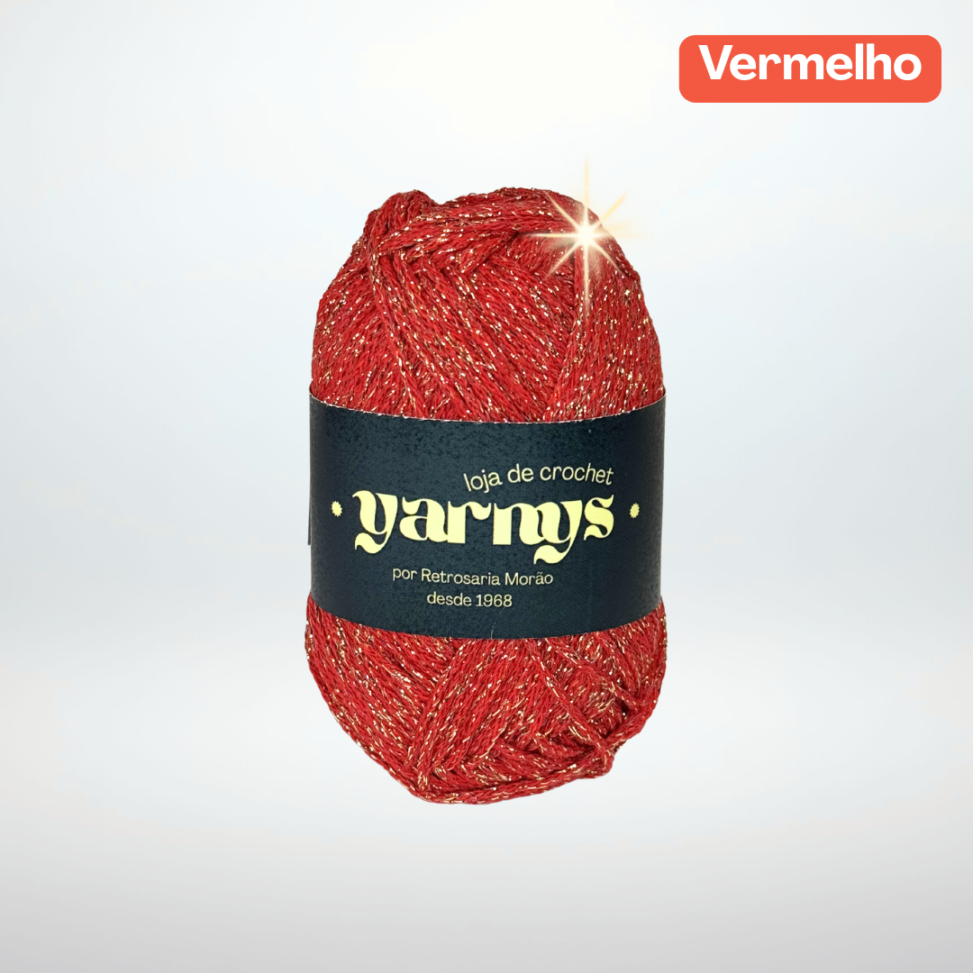 Conjunto de Fios de Algodão/Lurex (Projeto da Bandana)