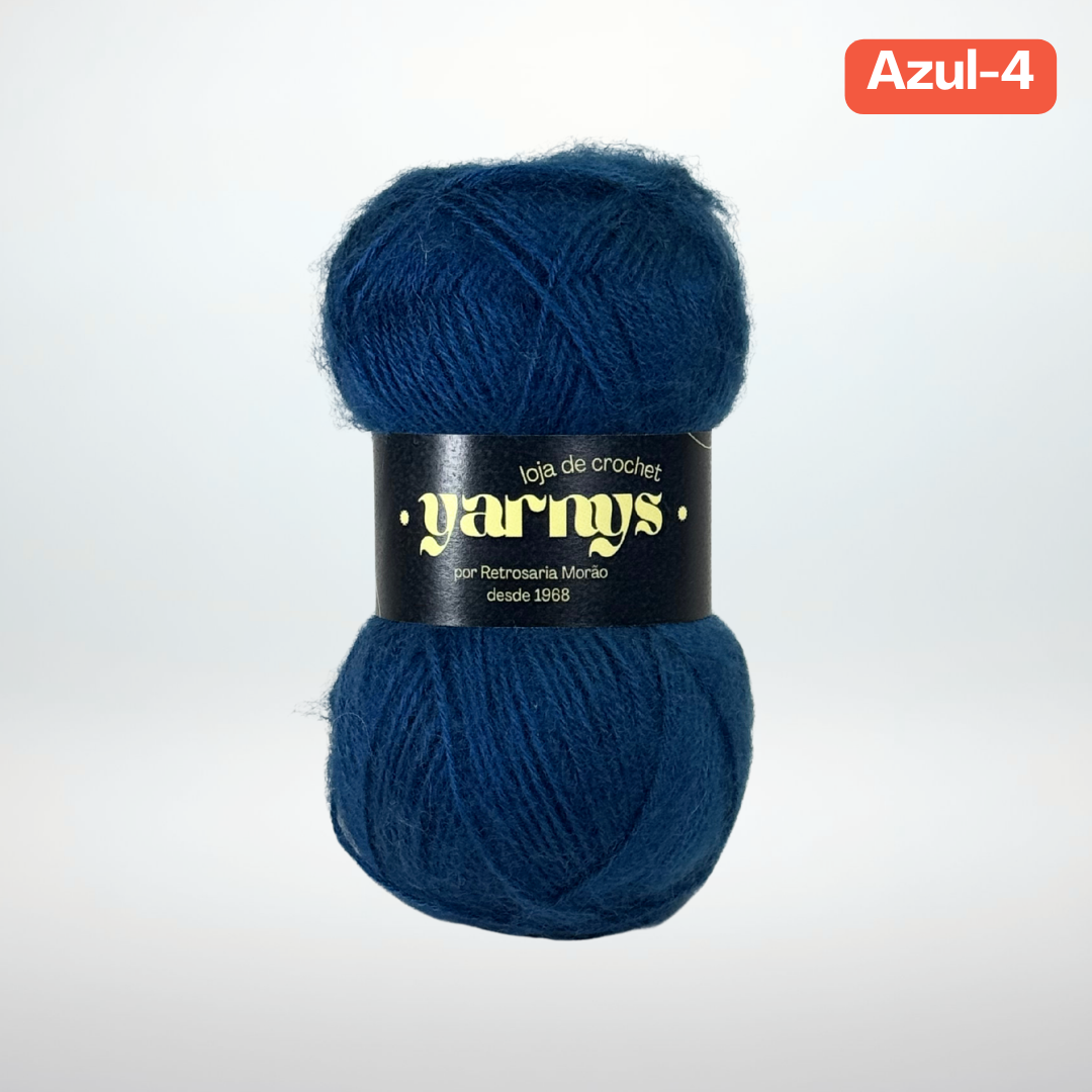 Conjunto de Fios Mohair (Projeto do Lenço/Xaile)