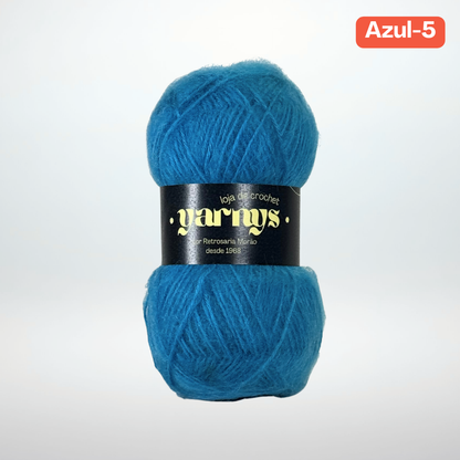 Conjunto de Fios Mohair (Projeto do Lenço/Xaile)