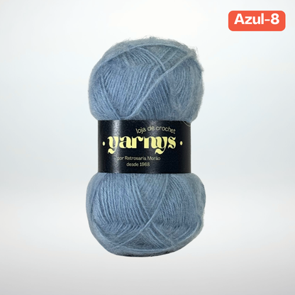Conjunto de Fios Mohair (Projeto do Lenço/Xaile)