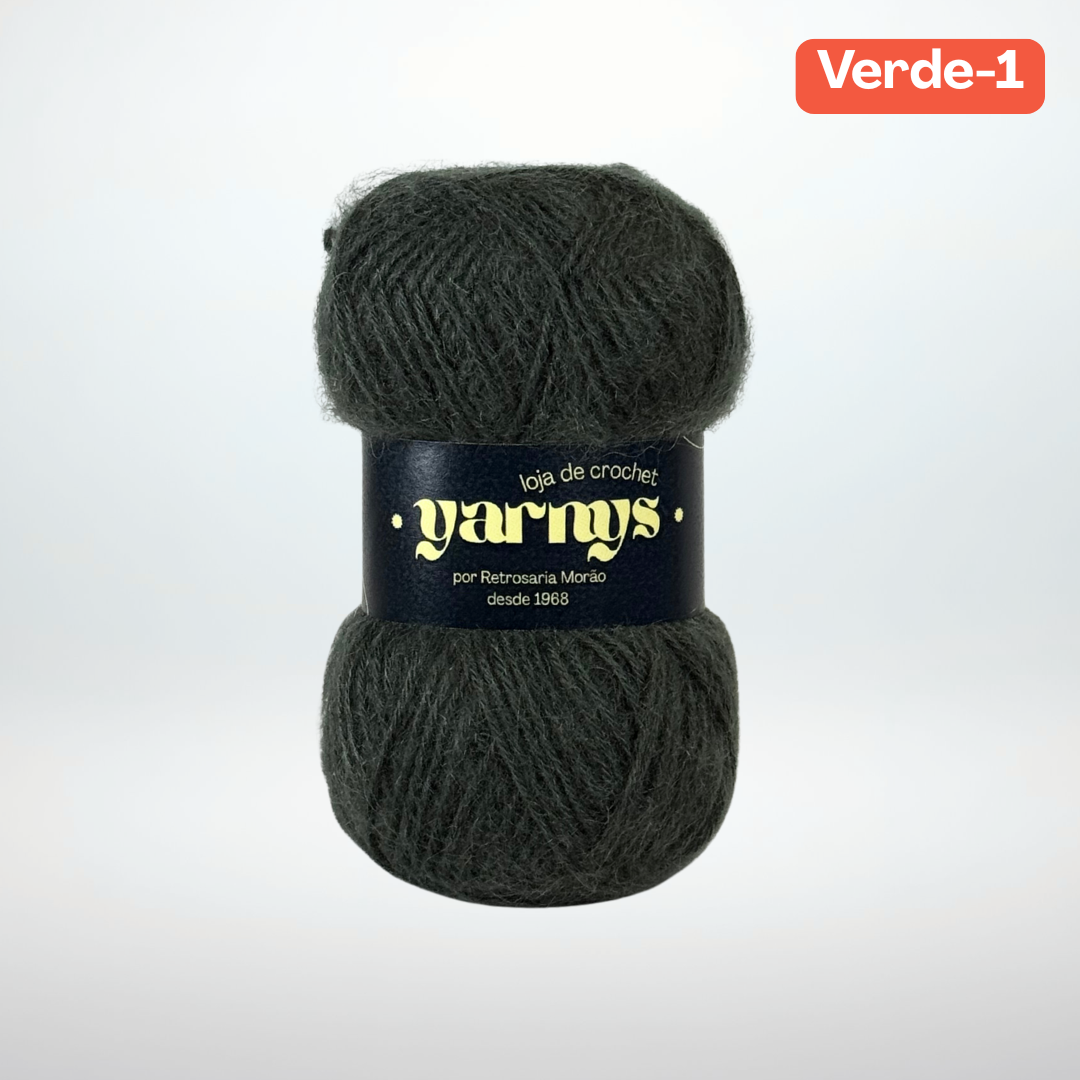 Conjunto de Fios Mohair (Projeto do Lenço/Xaile)