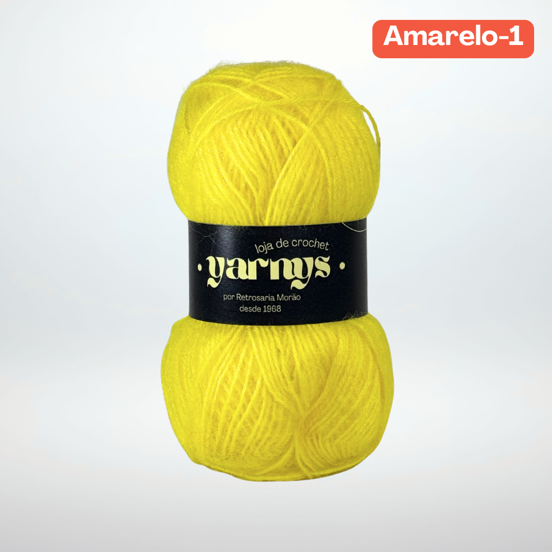 Conjunto de Fios Mohair (Projeto do Lenço/Xaile)
