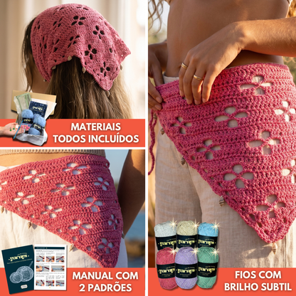 Projeto Completo de Crochet (Bandana)