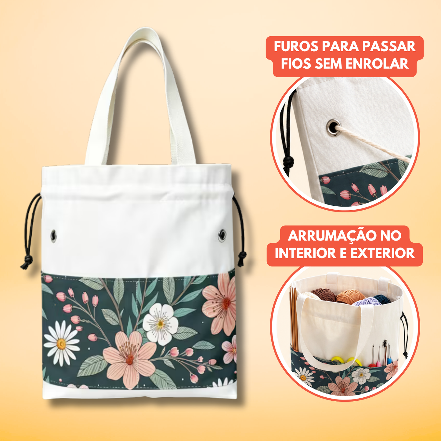 Mala de Transporte com Passa-Fio