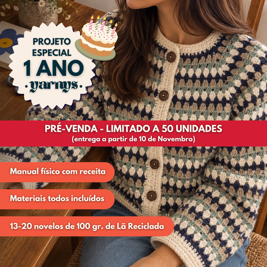 Projeto Completo de Crochet (Casaco)