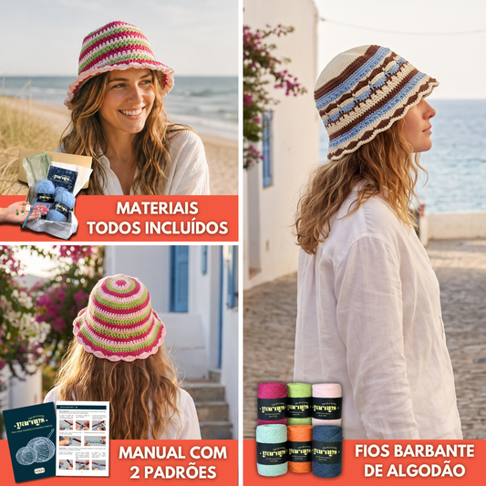 Projeto Completo de Crochet (Chapéu Bucket)