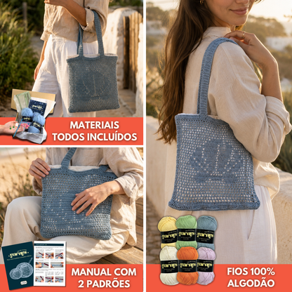 Projeto Completo de Crochet (Tote Bag)