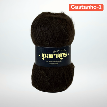 Conjunto de Fios Mohair (Projeto do Lenço/Xaile)