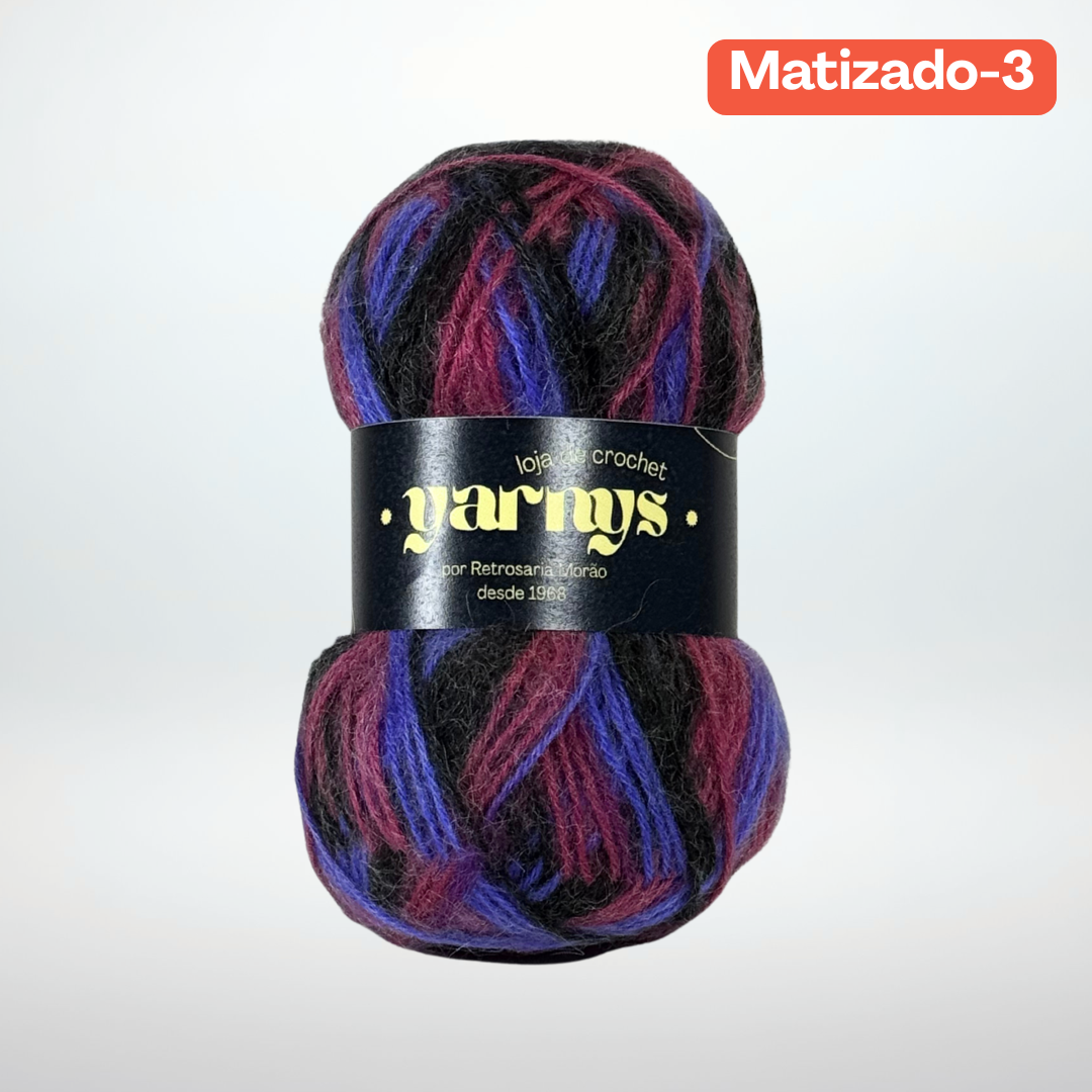Conjunto de Fios Mohair (Projeto do Lenço/Xaile)