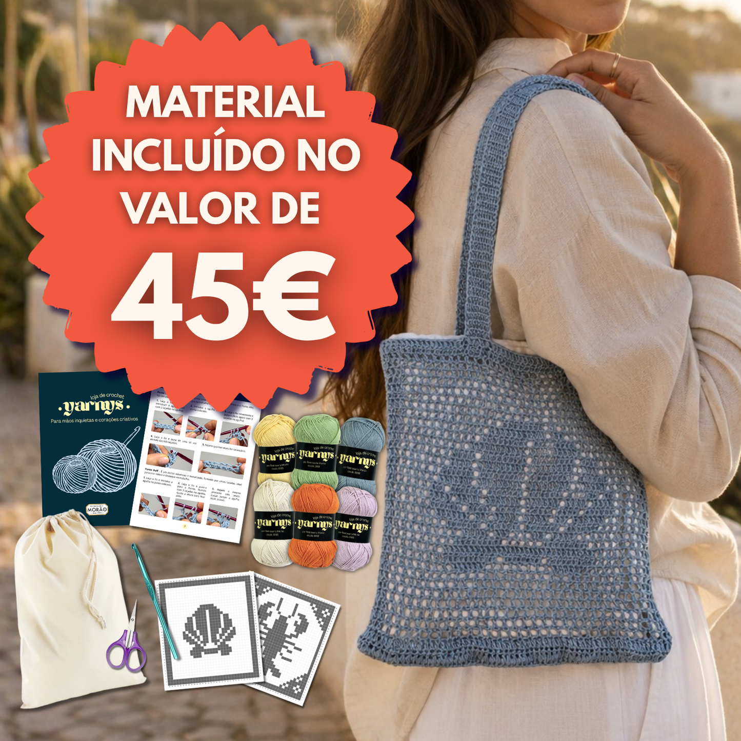 Projeto Completo de Crochet (Tote Bag)