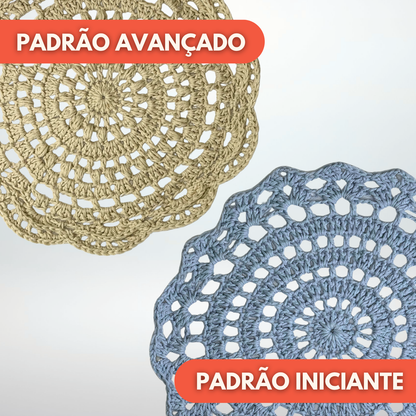 Projeto Completo de Crochet (Bases de Mesa)