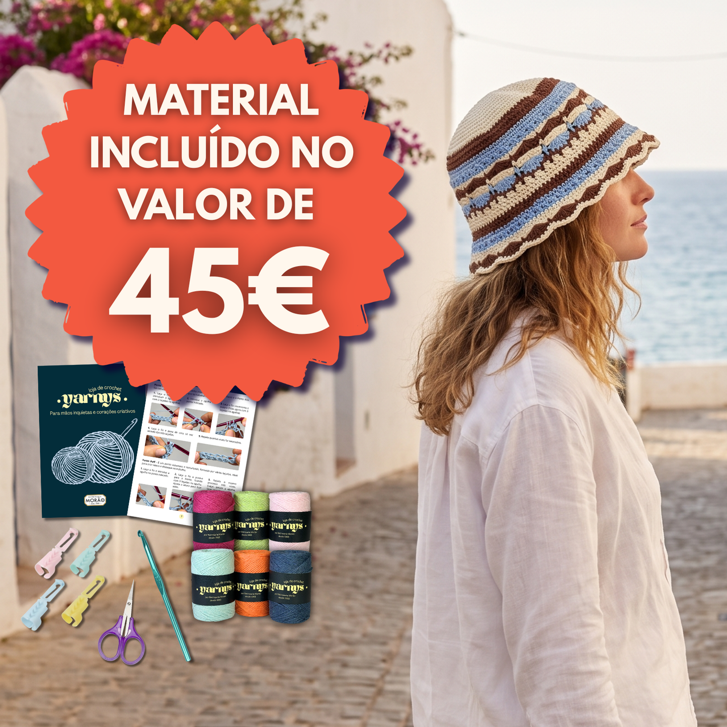 Projeto Completo de Crochet (Chapéu Bucket)