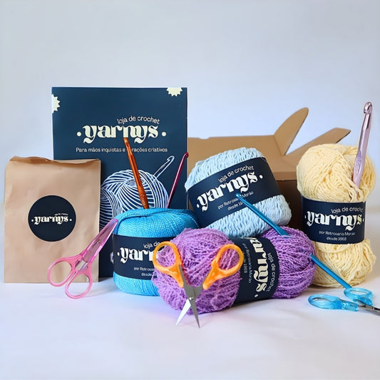 Caixa de Projeto de Crochet