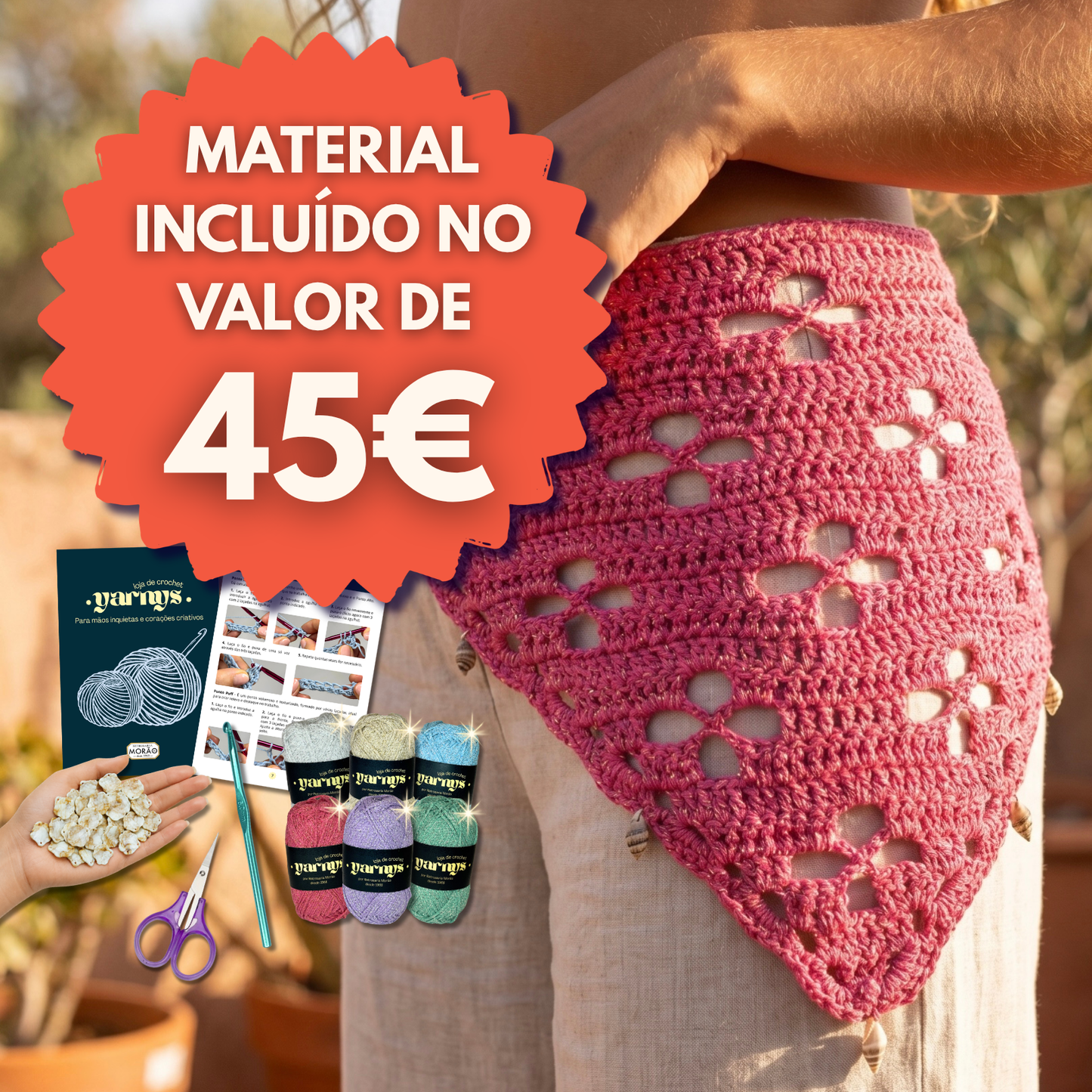 Projeto Completo de Crochet (Bandana)