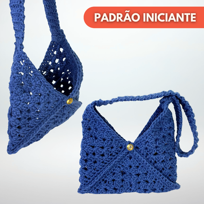 Projeto Completo de Crochet (Mala 100% Lã)