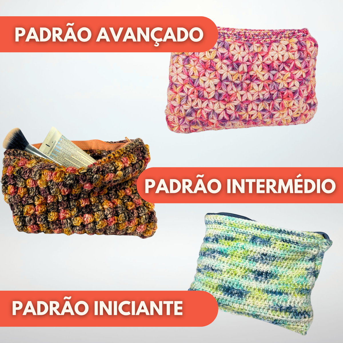 Projeto Completo de Crochet (Bolsa ou Necessaire)