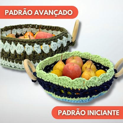 Projeto Completo de Crochet (Cesta)