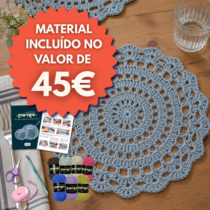 Projeto Completo de Crochet (Bases de Mesa)