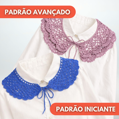 Projeto Completo de Crochet (Gola de Algodão)