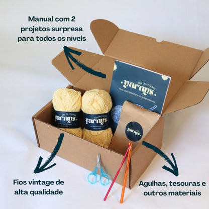 Caixa de Projeto de Crochet