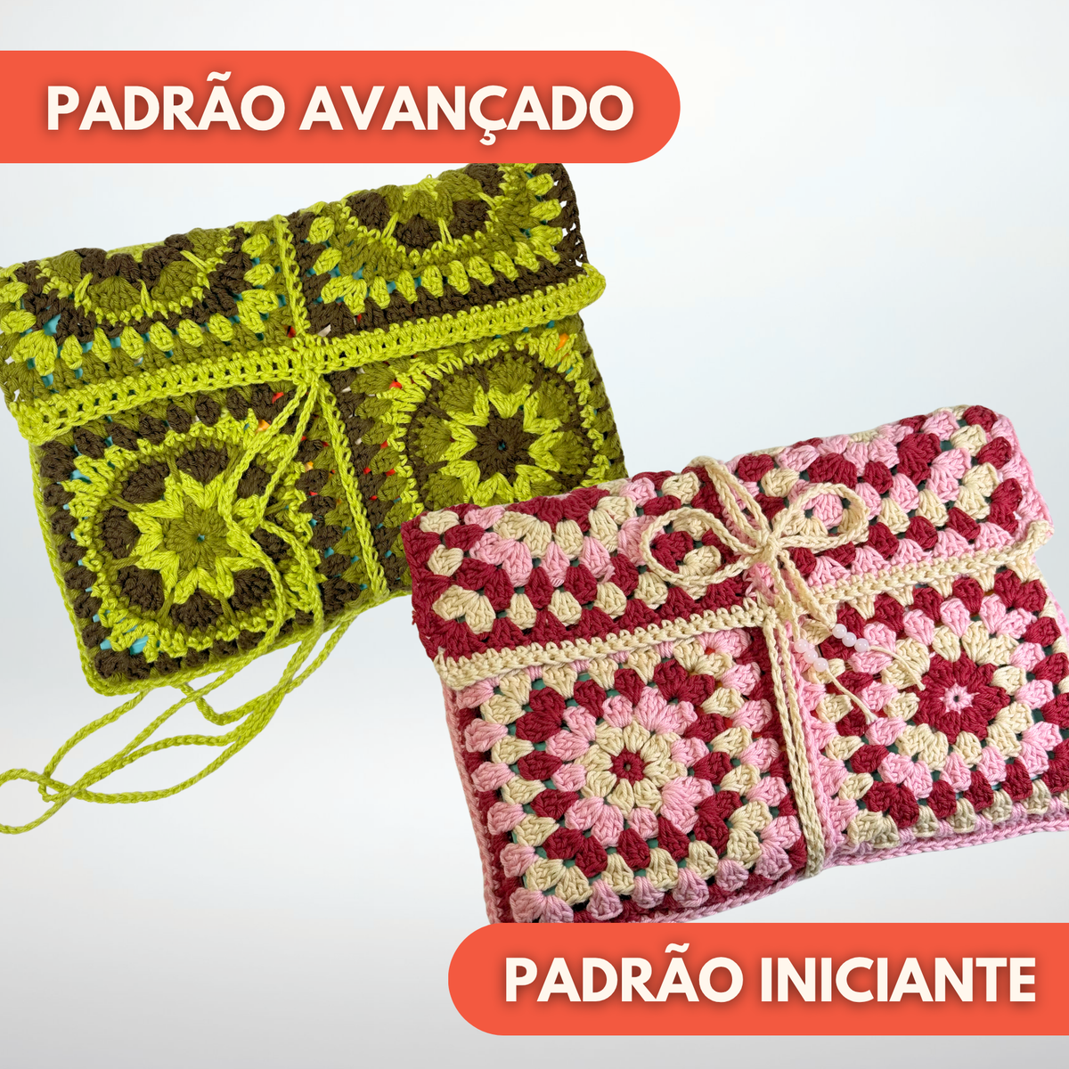 Projeto Completo de Crochet (Porta-Livros)