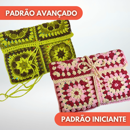 Projeto Completo de Crochet (Porta-Livros)