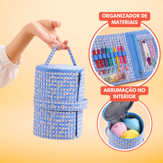Estojo Organizador para Crochet