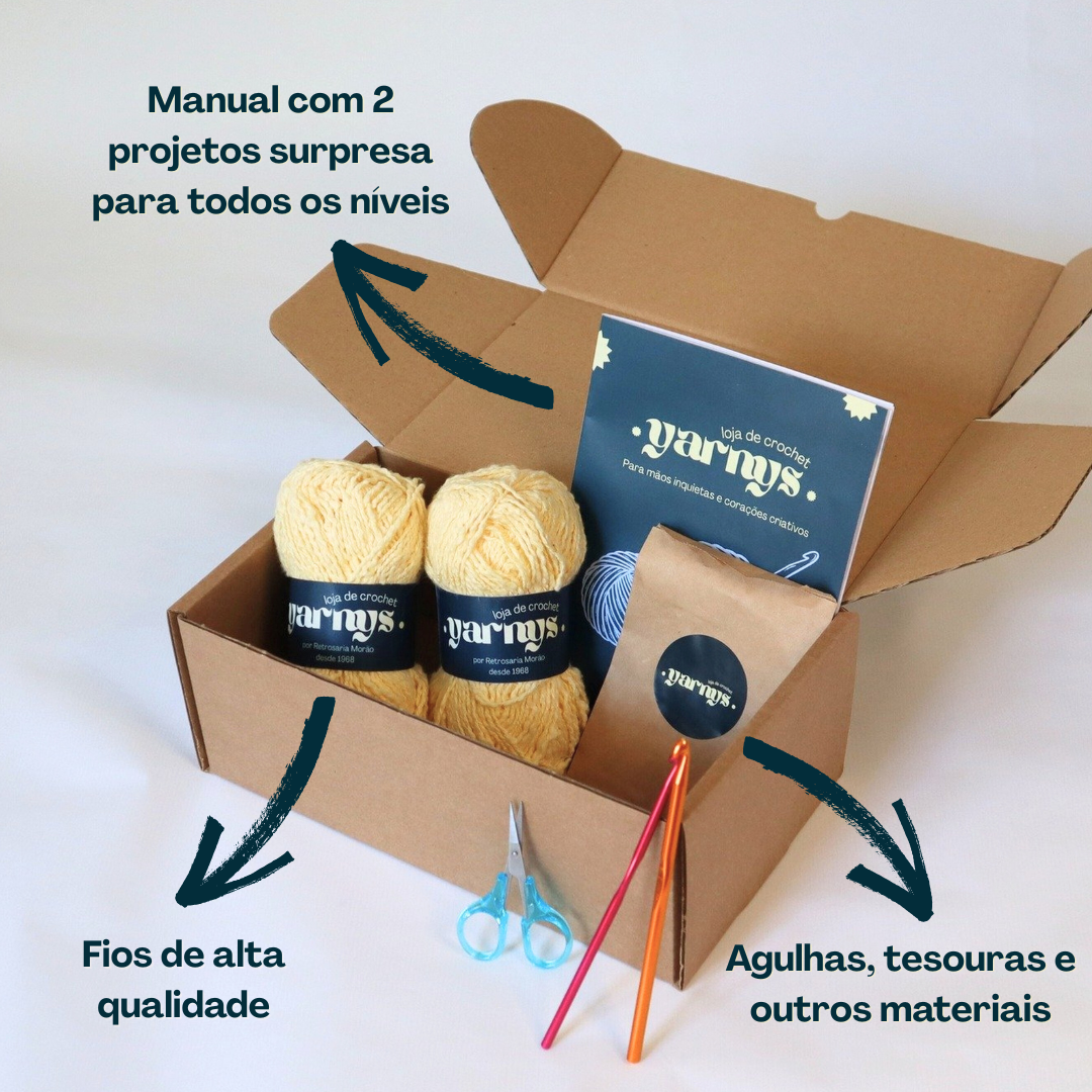 Subscrição de Projetos Surpresa de Crochet