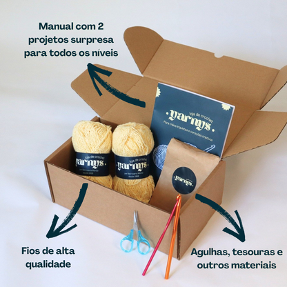 Subscrição de Projetos Surpresa de Crochet