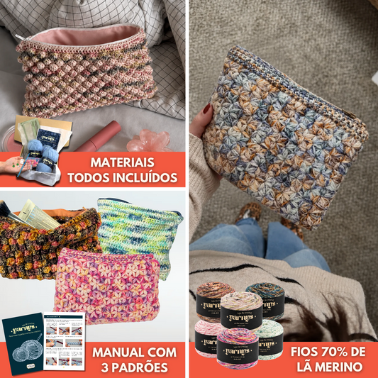 Projeto Completo de Crochet (Bolsa ou Necessaire)